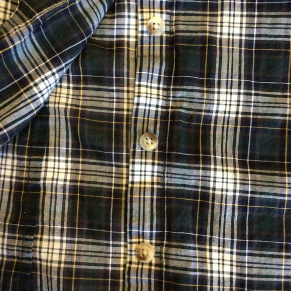 Eddie Bauer Women’s Plaid Blouse Western Style Pattern Size Small - Picture 5 of 8
